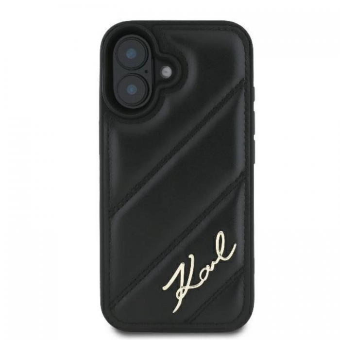 KARL LAGERFELD - Karl Lagerfeld iPhone 16 Plus Mobilskal Quilted Signature