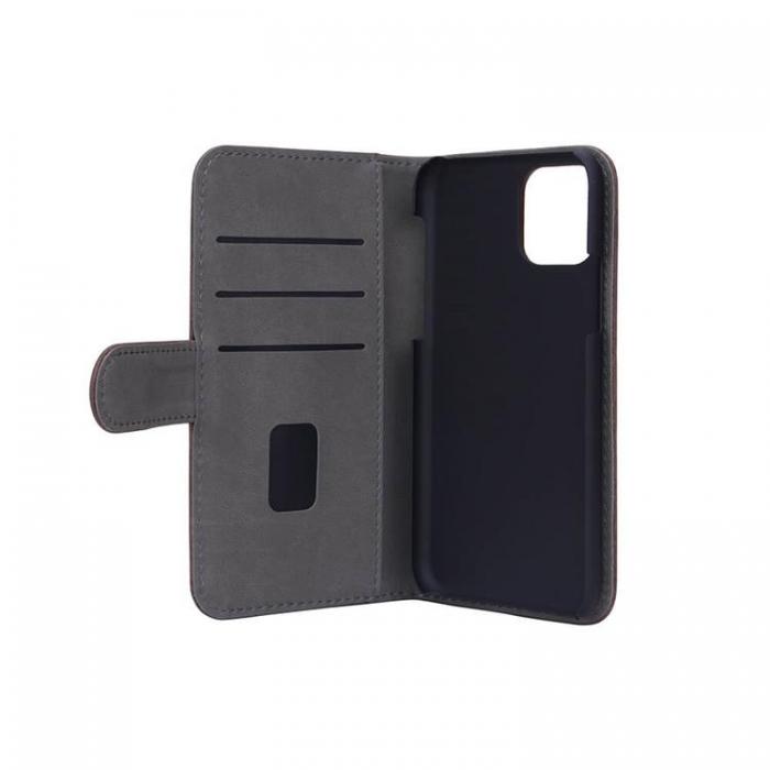 GEAR - GEAR Mobilfodral Nubuck PU iPhone 11 Pro - Brun