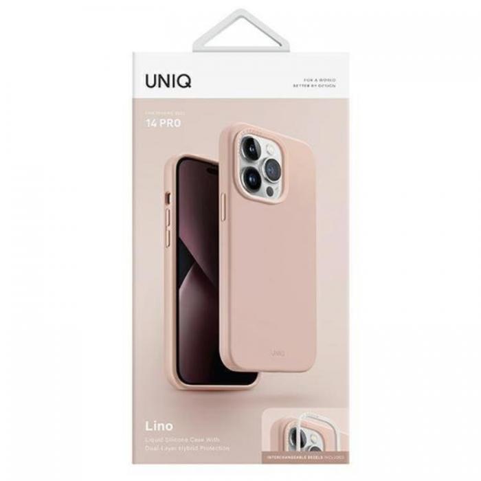 UNIQ - Uniq iPhone 14 Pro Mobiskal Lino - Rosa