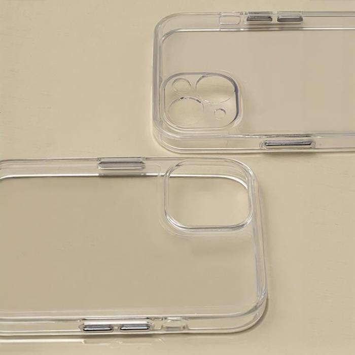 A-One Brand - iPhone 15 Pro Mobilskal Crystal Big Hole - Transparent