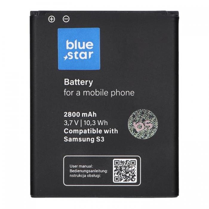 A-One Brand - Blue Star Samsung S3 Batteri I9300 2800mAh PREMIUM