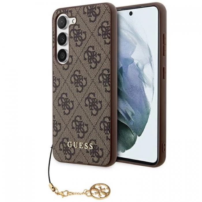 Guess - Guess Galaxy A35 5G Mobilskal Charms Collection - Brun