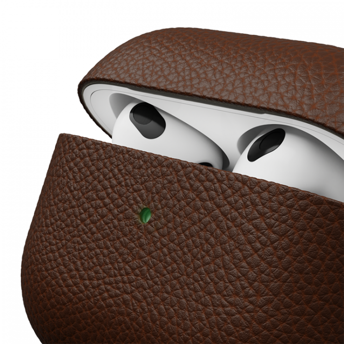 PodSkinz - PodSkinz Airpods 3 Skal Artisan Series Lder - Naturligt Brun