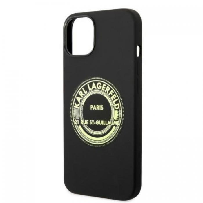 KARL LAGERFELD - Karl Lagerfeld iPhone 14 Plus Skal Silicone RSG - Svart