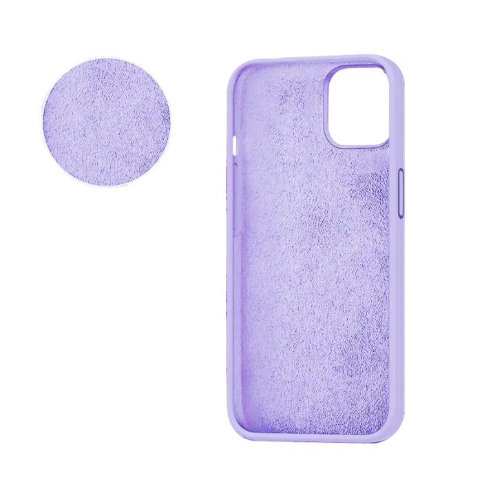 SiGN - SiGN iPhone 14 Plus Skal Liquid Silicone - Lavender