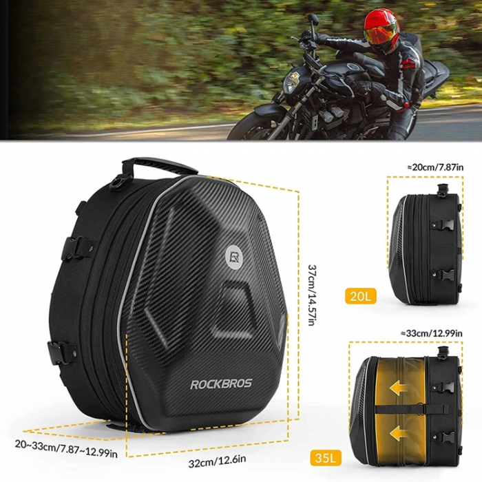 Rockbros - Rockbros Motorcykel Tankvska 35 L 30140026001 - Svart