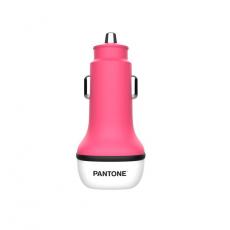 PANTONE - Pantone Billaddare USB Till USB-C 38W PD QC 184C - Rosa