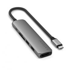 Satechi - Satechi 6-i-1 HUBB USB-C Slim Multiport Adapter - Rymdgrå