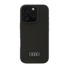 Audi - Audi iPhone 16 Pro Mobilskal Silikon - Svart