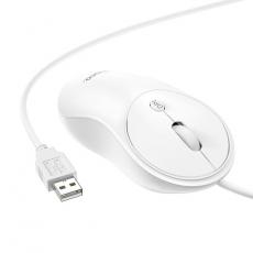 Hoco - Hoco Trådbunden Mus USB-A 1.5 m GM13 - Vit