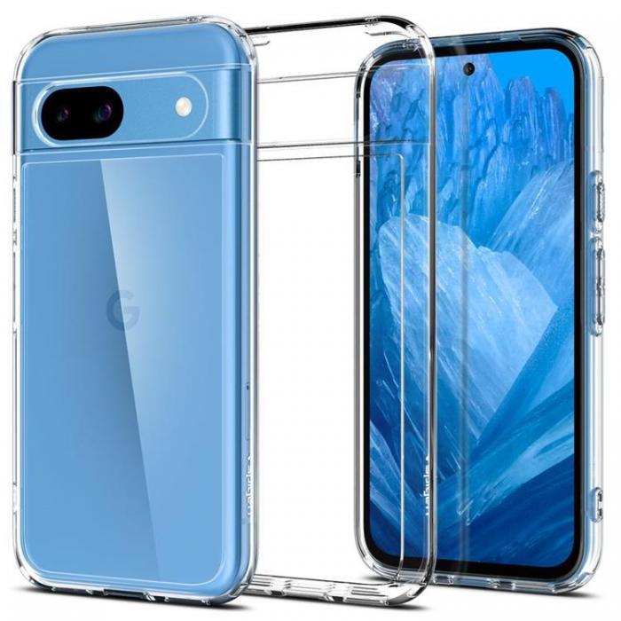 Spigen - Spigen Google Pixel 8A Mobilskal Ultra Hybrid - Crystal Clear