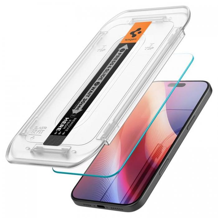 Spigen - Spigen iPhone 16 Pro Max Skrmskydd Hrdat glas TR. EZ Fit