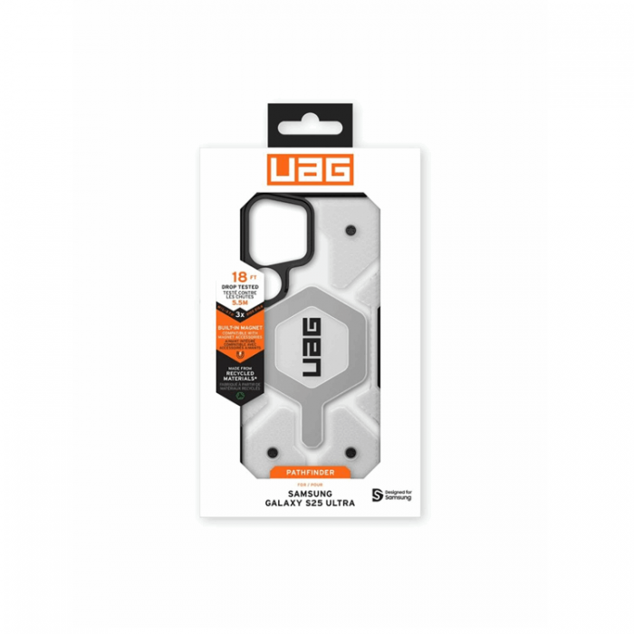 UAG - UAG Galaxy S25 Ultra Mobilskal MagSafe Pathfinder Magnet - Clear/Gr