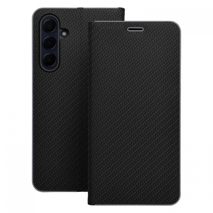 A-One Brand - Xiaomi Redmi Note 14 5G Plnboksfodral Luna Carbon - Svart