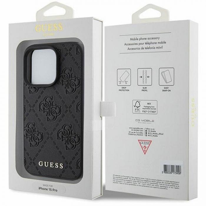 Guess - Guess iPhone 15 Pro Max Mobilskal Quilted Classic - Svart