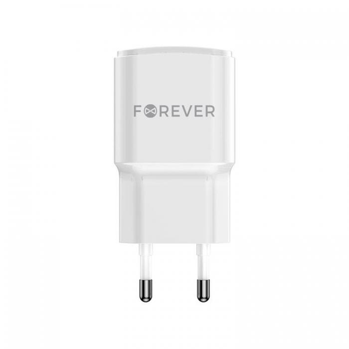 Forever - Forever Vggladdare 1x USB-C 20W TC-01 - Vit