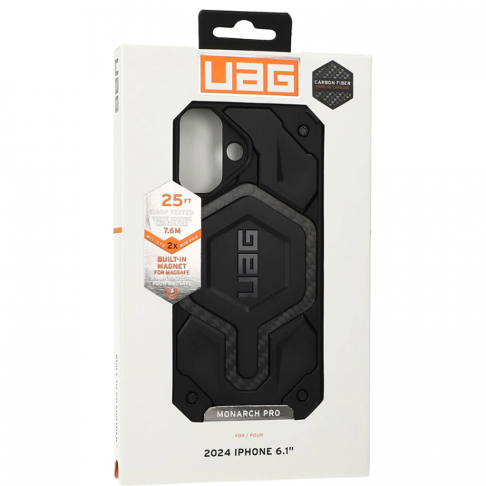 UAG - UAG iPhone 16 Mobilskal MagSafe Monarch Pro - Svart