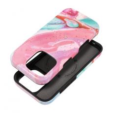 Forcell - Forcell iPhone 16 Mobilskal MagSafe Mirage - Rosa Marble