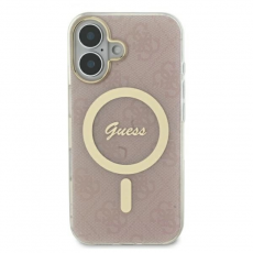 Guess - Guess iPhone 16 Mobilskal MagSafe IML 4G - Rosa