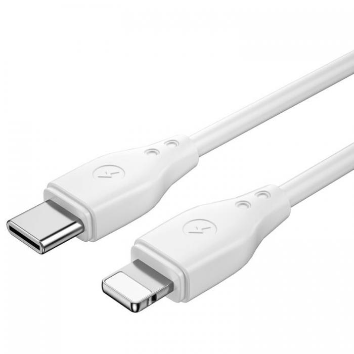 WIWU - WIWU USB-C Till Lightning 30W 1m Kabel Wi-C002 Pioneer - Vit