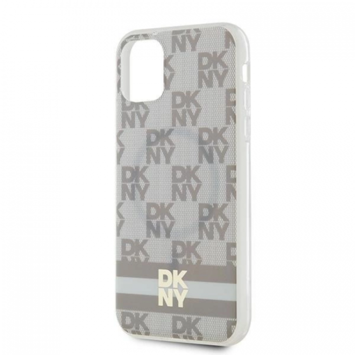 DKNY - DKNY iPhone 11/XR Mobilskal Magsafe IML Checkered Mono