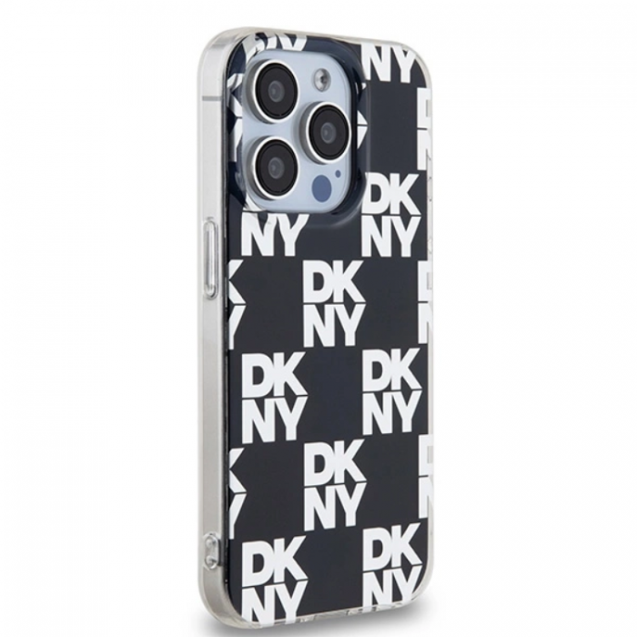 DKNY - DKNY iPhone 15 Pro Mobilskal IML Checkered Mono Pattern