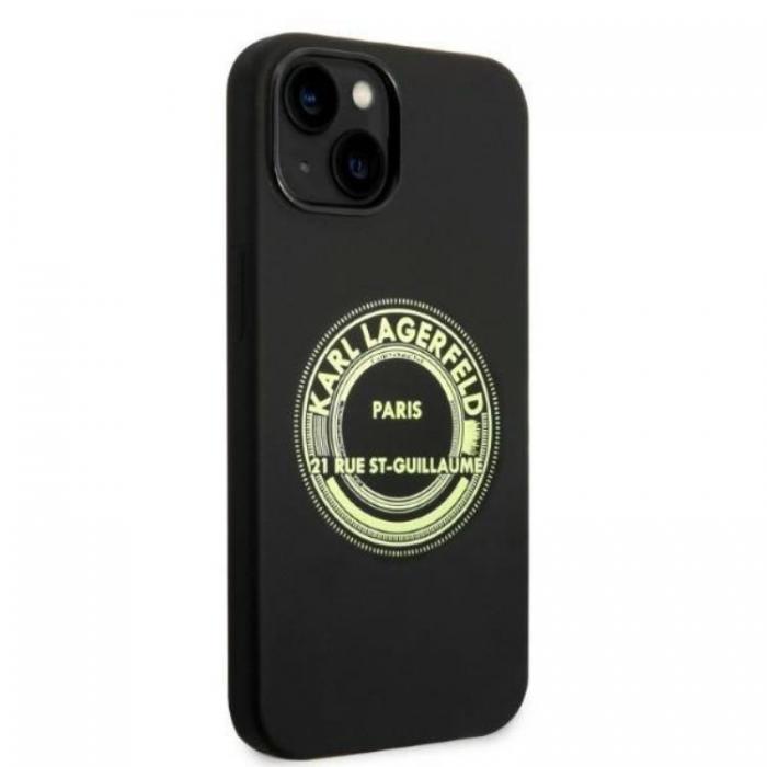 KARL LAGERFELD - Karl Lagerfeld iPhone 14 Plus Skal Silicone RSG - Svart