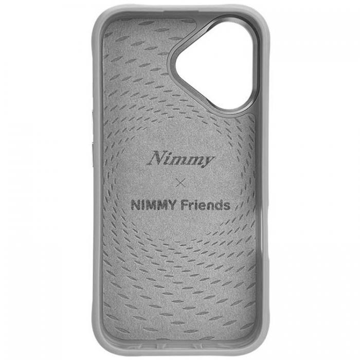 NIMMY - Nimmy iPhone 16 Mobilskal MagSafe Glasses Cool Cat - Gr