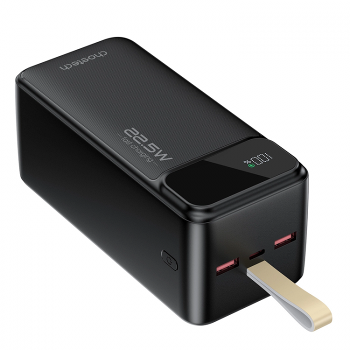 Choetech - Choetech Powerbank 50000mAh 22.5W PD USB-C, USB-A - Svart