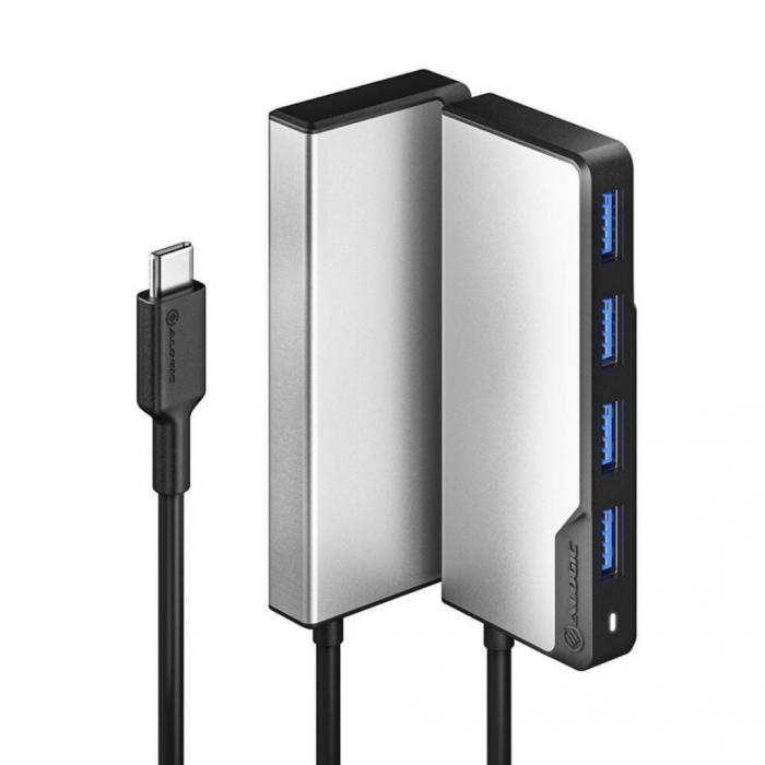 ALOGIC - ALOGIC USB-C Fusion SWIFT 4-i-1-hubb - Rymdgr