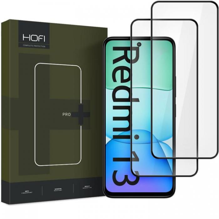 Hofi - [2-Pack] Hofi Xiaomi Redmi 13 Hrdat Glas Skrmskydd Pro Plus