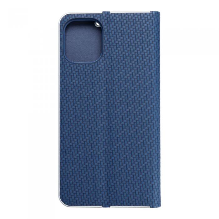 OEM - Forcell iPhone 14 Plnboksfodral Luna Carbon Bl