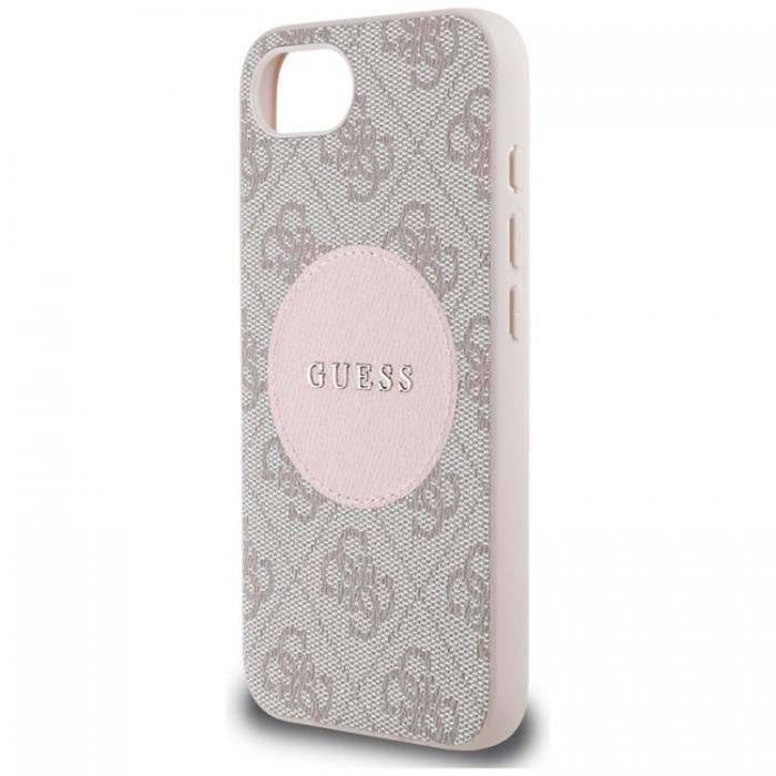 Guess - Guess iPhone 16e Mobilskal MagSafe 4G Circle Classic Logo