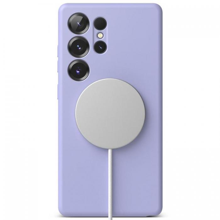 Ringke - Ringke Galaxy S25 Ultra Mobilskal Magsafe Silikon Magnet - Lavender