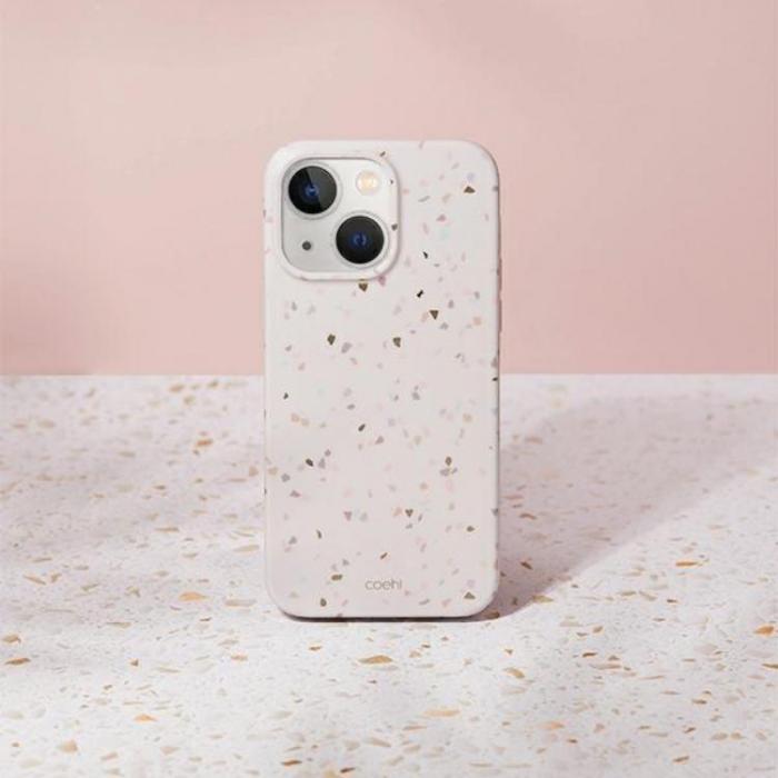 UNIQ - Uniq iPhone 14 Plus Skal Coehl Terrazzo - Sand