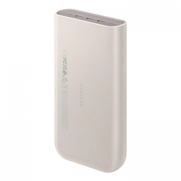 Samsung - Samsung Powerbank 20000mAh 45W 3xUSB-C SFC - Beige