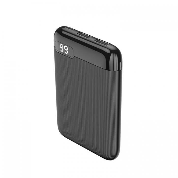 Setty - Setty Powerbank 5000 mAh LCD SPBL-05 - Svart