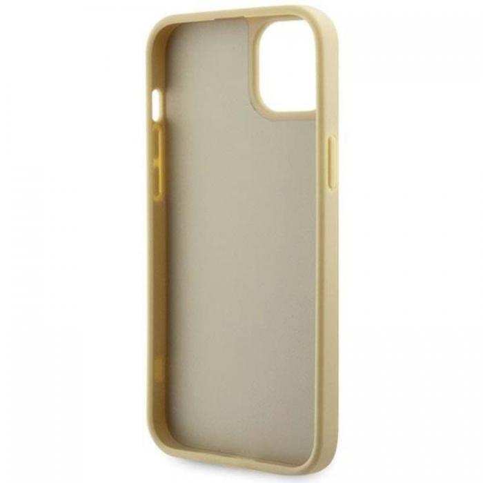 Guess - Guess iPhone 14 Mobilskal Rhinestone Triangle - Guld