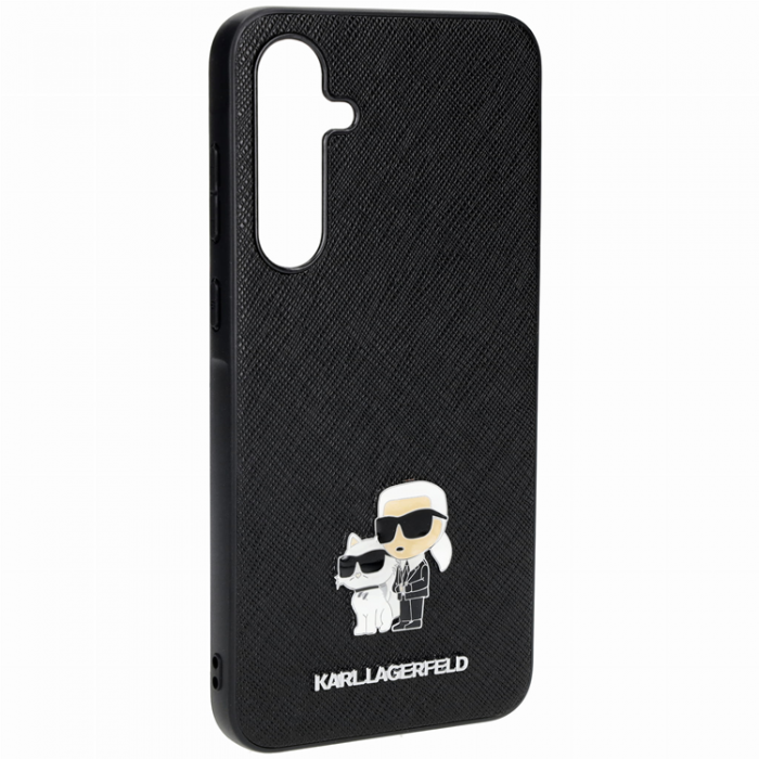 KARL LAGERFELD - Karl Lagerfeld Galaxy A55 Mobilskal Saffiano Karl&Choupette Pin