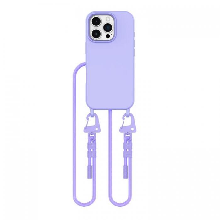 Tech-Protect - Tech-Protect iPhone 16 Pro Mobilhalsband Skal Magsafe - Lila