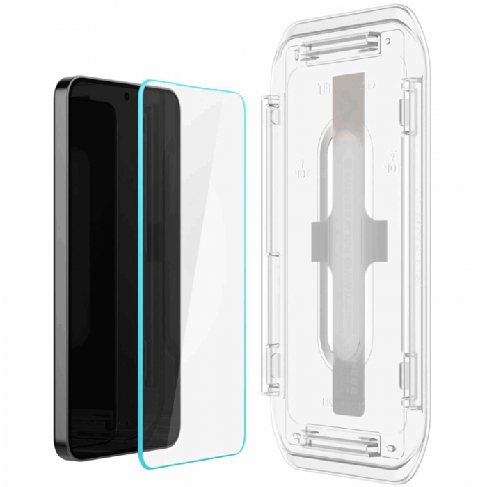 Spigen - [2-Pack] Spigen Galaxy S24/S25 Hrdat glas Skrmskydd EZ-Fit