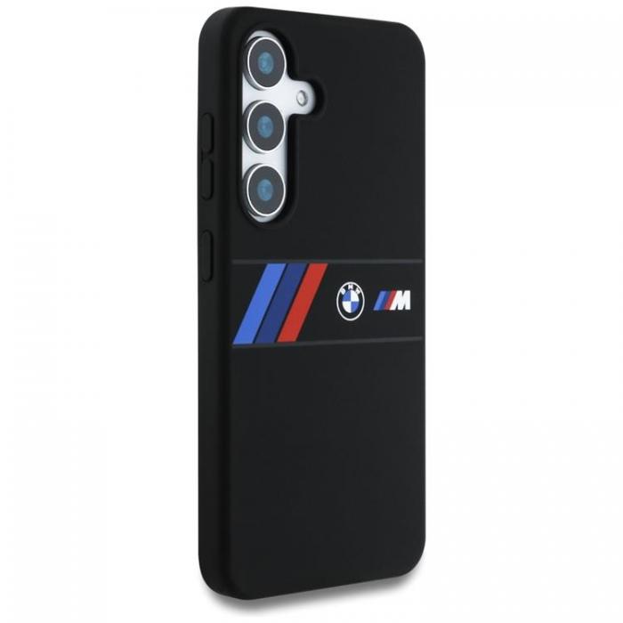 BMW - BMW Galaxy S25 Ultra Mobilskal MagSafe Middle Tricolor Stripes - Svart