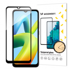 Wozinsky - Wozinsky Xiaomi Redmi A1 Plus Härdat Glas Skärmskydd - Svart