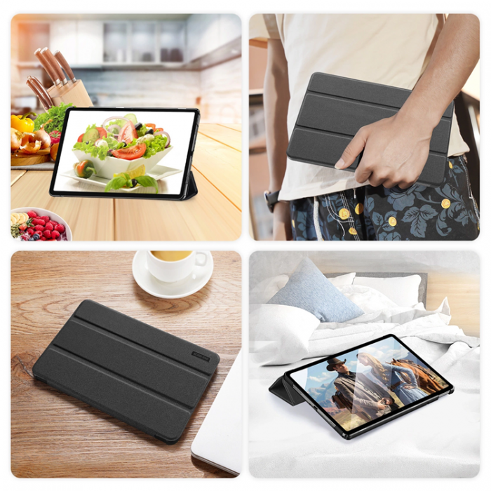 Dux Ducis - Dux Ducis Lenovo Tab M11 Fodral Domo Flip - Svart