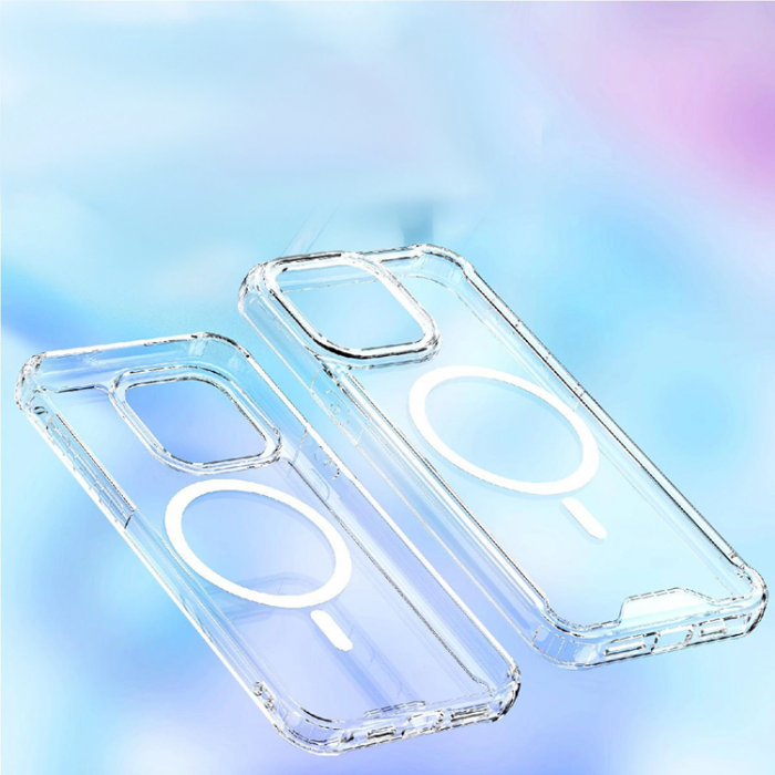 A-One Brand - iPhone 16 Mobilskal Magsafe Clear Corner - Transparent