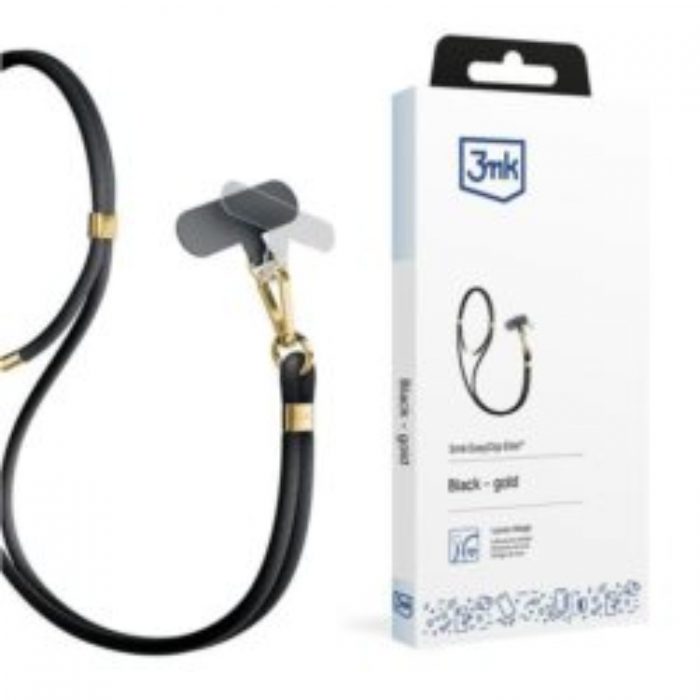 3MK - 3mk Mobil Lanyard Easyclip Elite - Svart