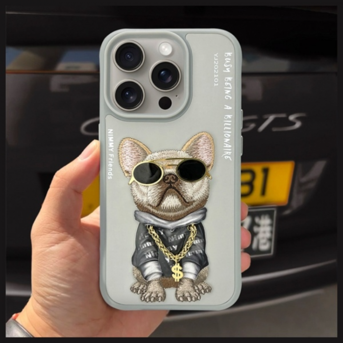 NIMMY - Nimmy iPhone 15 Pro Max Mobilskal Glasses Cool Dog - Gr