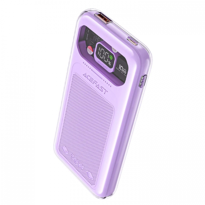 Acefast - Acefast Powerbank 10000mAh 30W Sparkling Series M1 - Lila