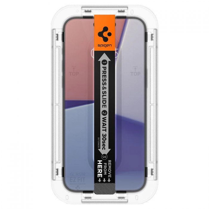 Spigen - [2-Pack] Spigen iPhone 15 Plus Hrdat Glas Skrmskydd 'EZ' Fit