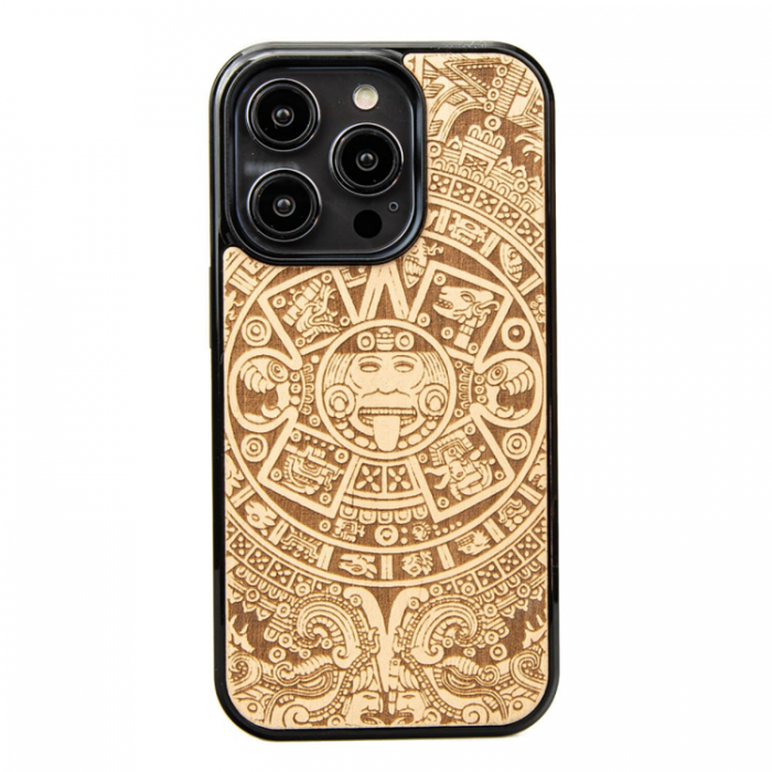 Bewood - Bewood iPhone 15 Pro Mobilskal Aztec Calendar Aniegre